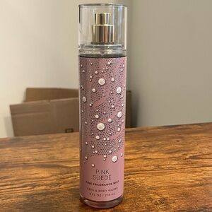 Bath and body works pink suede